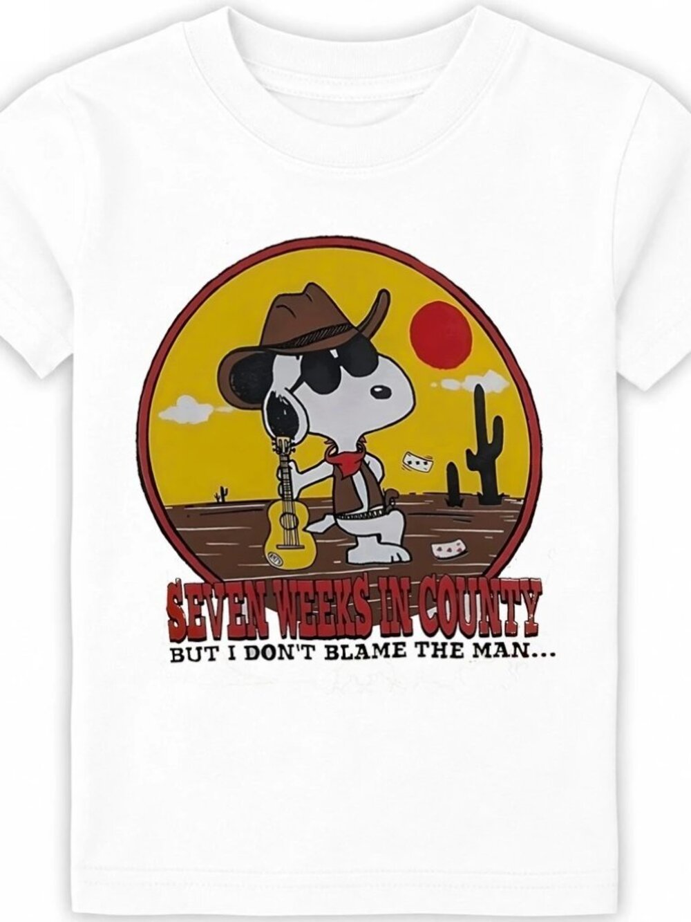 Snoopy Seven Weeks in County but I Don’t Blame the Man shirt